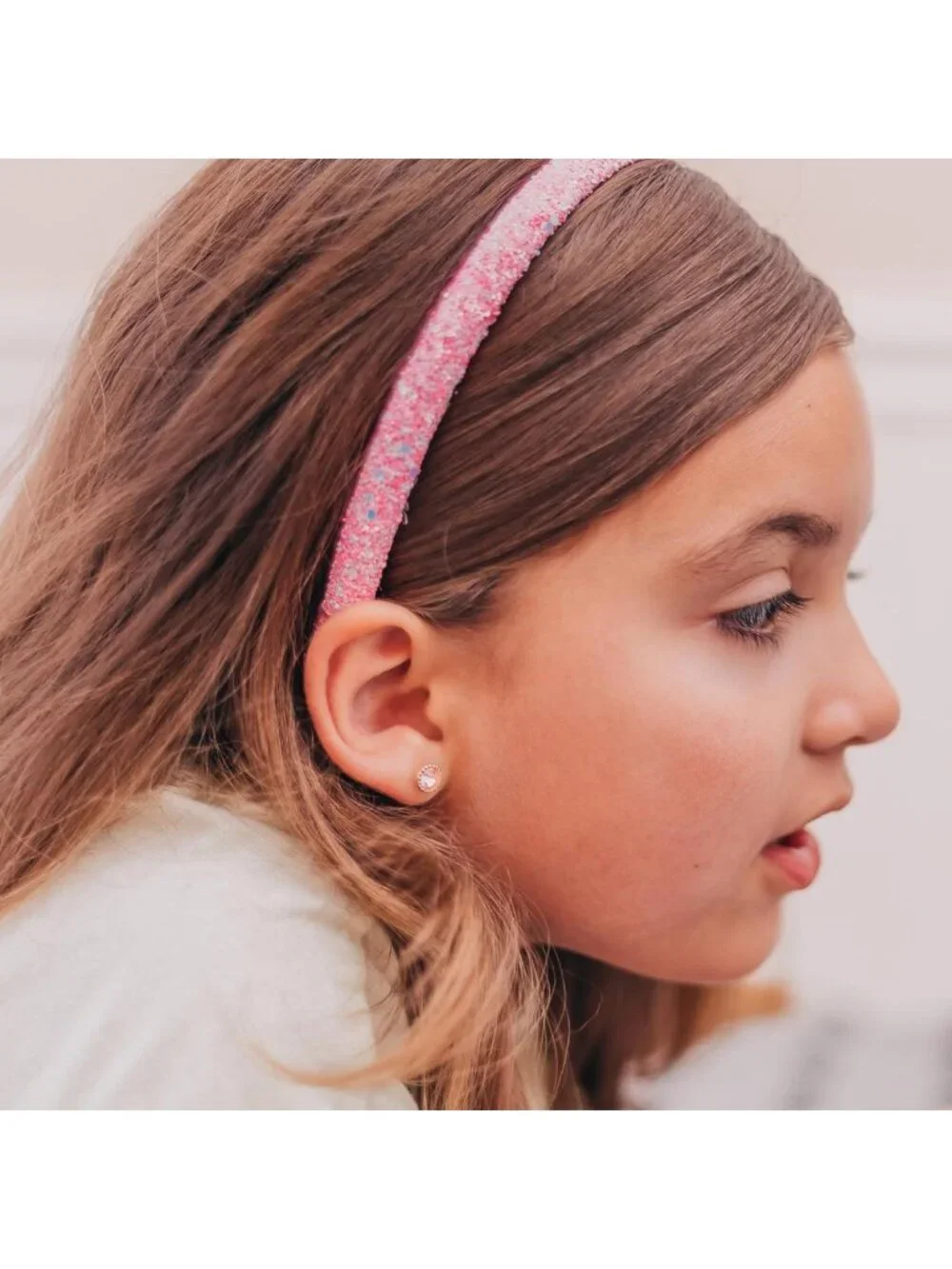 6 Colorful Glitter Headbands for Girls - Toddler Hair Accessories & Gifts